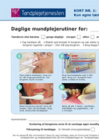 3 x Daglige Mundplejerutiner
